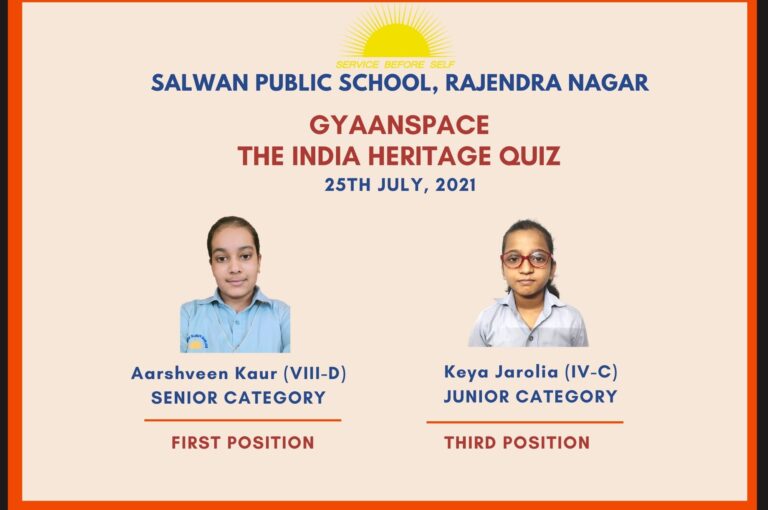 Gyaanspace – The India Heritage Quiz Competition – July 2021